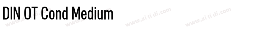 DIN OT Cond Medium字体转换